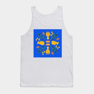 Chanukah Roundel in Blue Tank Top